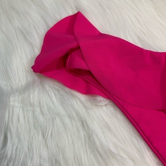 NWOT Tori Praver Pink Ruffle Bikini Bottom - Picture 3 of 5